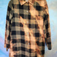 Autumn Check Flannel Shirt. Size S