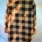 Autumn Check Flannel Shirt. Size S