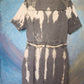 Gray bleached denim dress.  Size M.