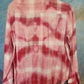 Oh-so-soft pink and raspberry shirt.   Size XS