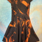 Black and copper bleached dress.  Size M.